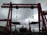 Gantry Crane Holding Hatches